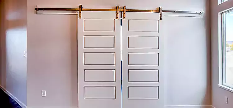 Glass Barn Door with Installation Hardware Kit Gaspe
